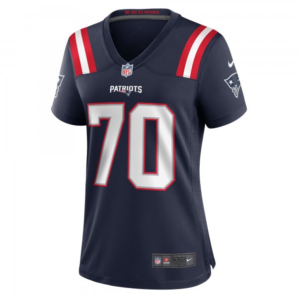 Women's New England Patriots Jeremiah Pharms Jr. Nike  Navy Team Game Jersey