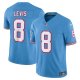 Men's Tennessee Titans #8 Will Levis Nike Light Blue Oilers Throwback Vapor F.U.S.E. Limited Jersey