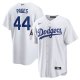 Men's #44 Los Angeles Dodgers Andy Pages Nike White 2024 World Series Champions Home Player Jersey