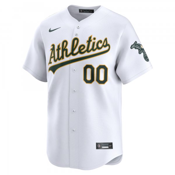 Youth Oakland Athletics Nike White Home Limited Custom Jersey