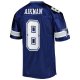 Men's Dallas Cowboys 1996 Troy Aikman Mitchell & Ness Navy Throwback Retired Player Jersey