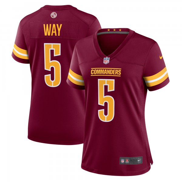 Women's Washington Commanders Tress Way Nike  Burgundy  Game Jersey