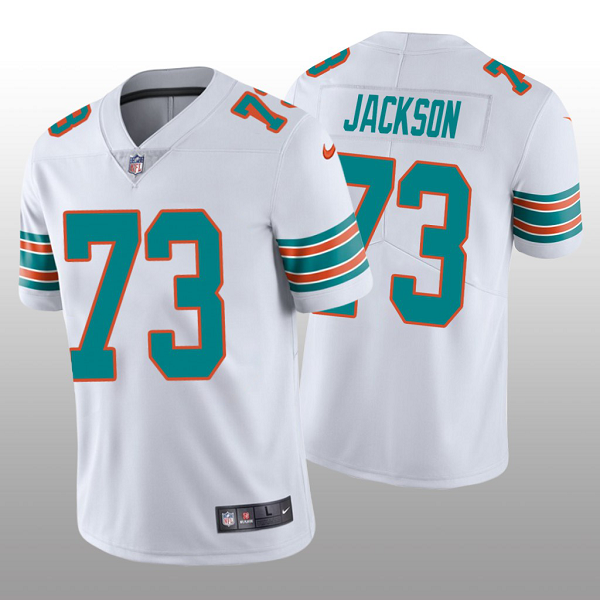 Miami Dolphins White 2020 NFL Draft Alternate Vapor Limited Jersey #73 Austin Jackson Men's Jersey