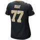 Women's New Orleans Saints Willie Roaf Nike Black Game Retired Player Jersey