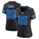 Women's Detroit Lions #26 Jahmyr Gibbs Nike Black Alternate Limited Jersey