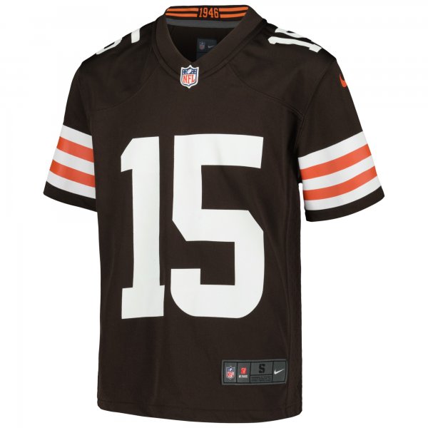 Youth Cleveland Browns Joe Flacco Nike Brown Game Jersey