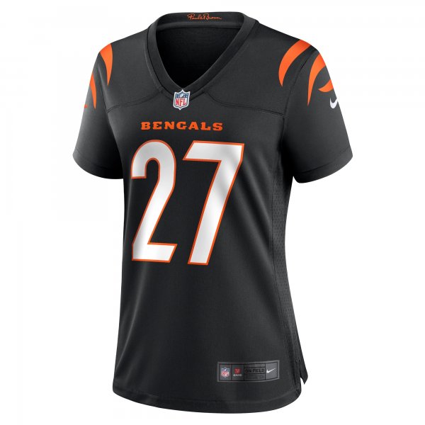 Women's Cincinnati Bengals Jordan Battle Nike  Black Team Game Jersey