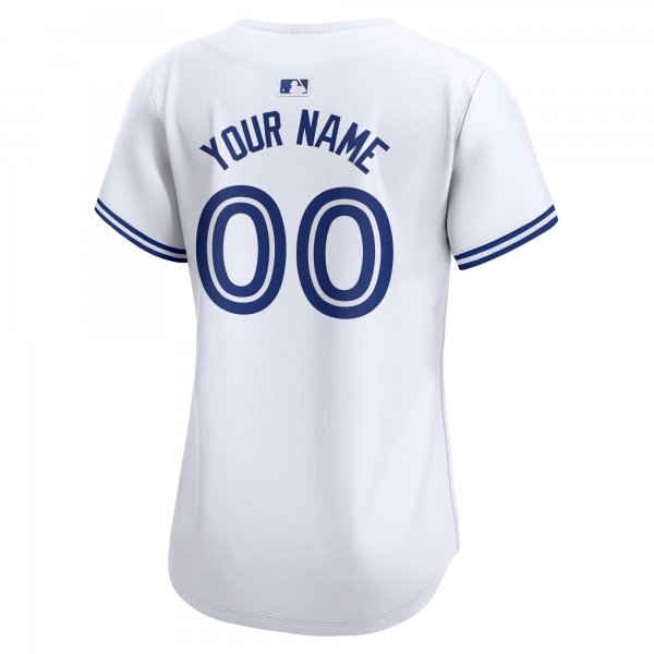 Women's Toronto Blue Jays Nike White Home Limited Custom Jersey