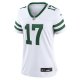 Women's New York Jets Garrett Wilson Nike Legacy White Game Jersey