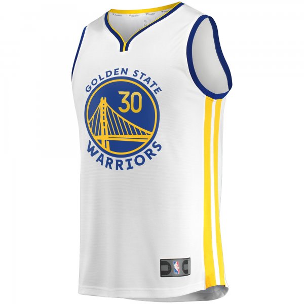 Men's Golden State Warriors Stephen Curry Fanatics White 2022/23 Fast Break Replica Player Jersey - Association Edition