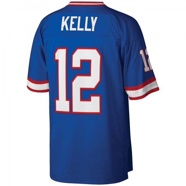 Men's Buffalo Bills Jim Kelly Mitchell & Ness Royal Legacy Replica Jersey