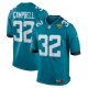 Men's Jacksonville Jaguars Tyson Campbell Nike Teal Game Jersey