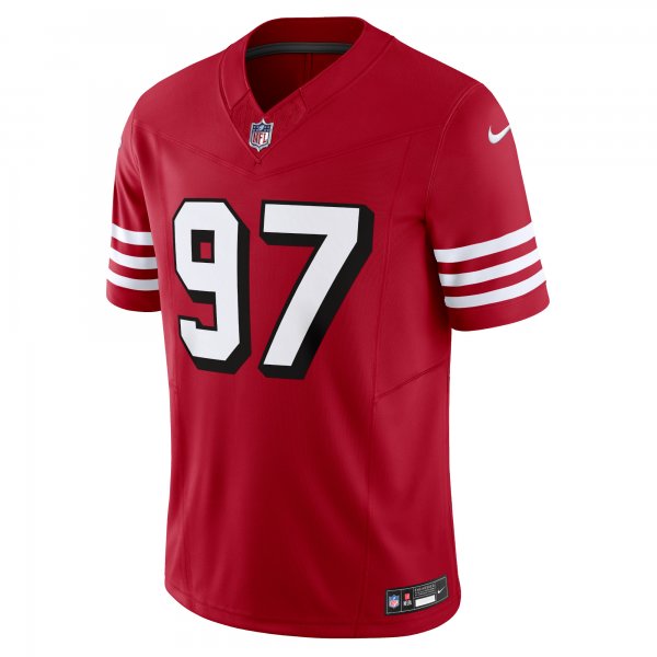 Men's San Francisco 49ers Nick Bosa Nike Scarlet Vapor F.U.S.E. Limited Jersey