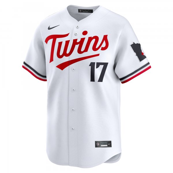 Men's Minnesota Twins Bailey Ober Nike White Home Limited Player Jersey