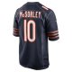 Men's Chicago Bears Trace McSorley Nike  Navy Team Game Jersey