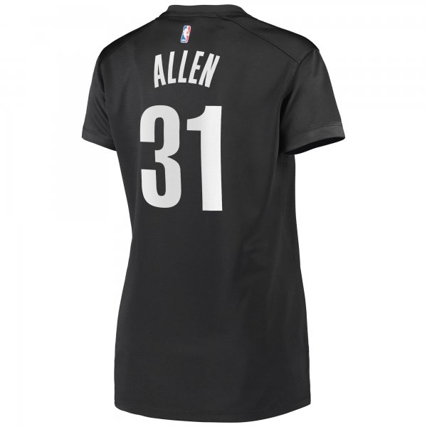 Women's Brooklyn Nets Jarrett Allen Fanatics Black Fast Break Player Jersey - Statement Edition