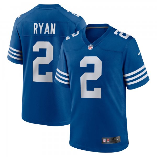 Men's Indianapolis Colts Matt Ryan Nike Royal Alternate Game Jersey