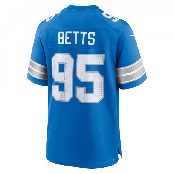 Men's Detroit Lions Mathieu Betts Nike  Blue Game Jersey