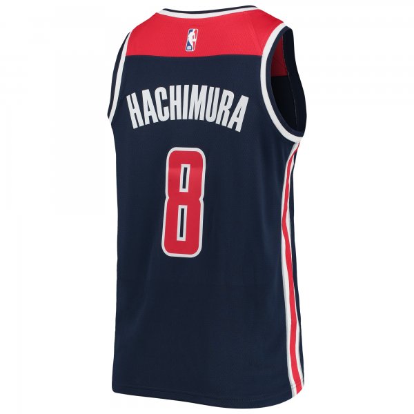 Men's Washington Wizards Rui Hachimura Nike Navy Swingman Player Jersey - Icon Edition