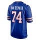 Men's Buffalo Bills Ryan Van Demark Nike Royal Game Player Jersey