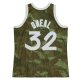 Men's Orlando Magic Shaquille O'Neal Mitchell & Ness Camo Hardwood Classics 1994/95 Ghost Green Swingman Jersey