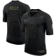 Men's Buffalo Bills Jim Kelly Nike Black 2020 Salute To Service Retired Limited Jersey