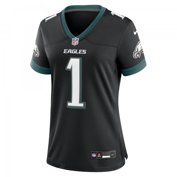 Women's Philadelphia Eagles Jalen Hurts Nike Black Alternate Game Jersey