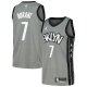 Men's Brooklyn Nets Kevin Durant Nike Gray Swingman Player Jersey - Statement Edition