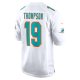 Men's Miami Dolphins Skylar Thompson Nike White Game Player Jersey