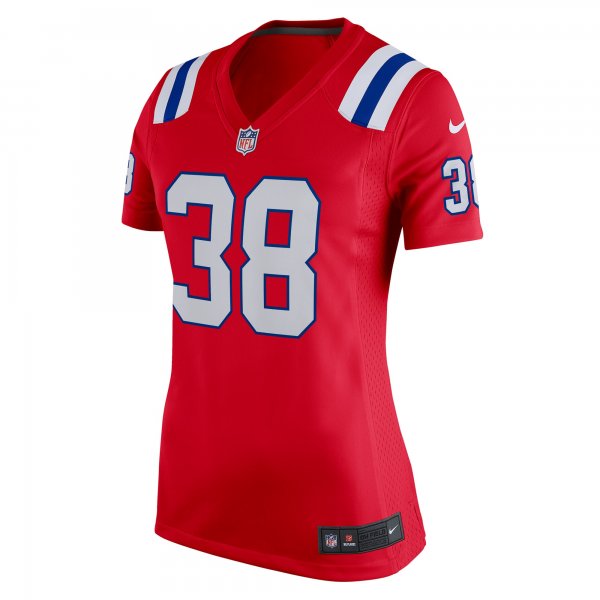 Women's New England Patriots Rhamondre Stevenson Nike Red Alternate Game Player Jersey