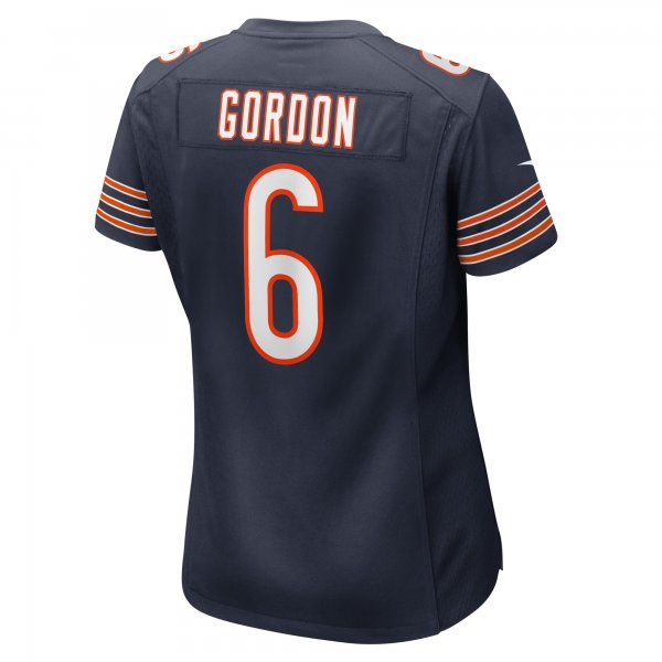 Women's Chicago Bears Kyler Gordon Nike Navy Game Player Jersey