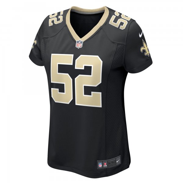 Women's New Orleans Saints D'Marco Jackson Nike Black Game Player Jersey