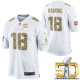 Nike Denver Broncos #18 Peyton Manning White Super Bowl 50 Men's Stitched NFL Limited Salute to Service Jersey