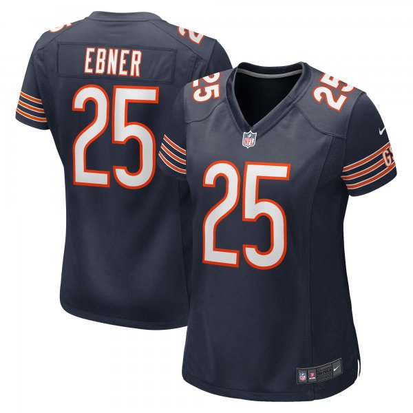 Women's Chicago Bears Trestan Ebner Nike Navy Game Player Jersey