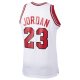 Men's Chicago Bulls Michael Jordan Mitchell & Ness White 1984/85 Hardwood Classics Rookie Jersey