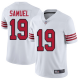 Men's Nike San Francisco 49ers #19 Deebo Samuel White Alternate Stitched NFL Vapor Untouchable Limited Jersey