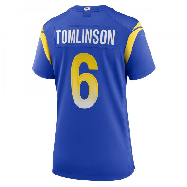 Women's Los Angeles Rams Tre'Vius Hodges-Tomlinson Nike  Royal Team Game Jersey