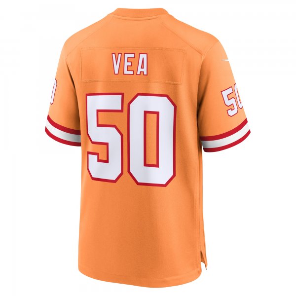 Men's Tampa Bay Buccaneers Vita Vea Nike Orange Throwback Game Jersey