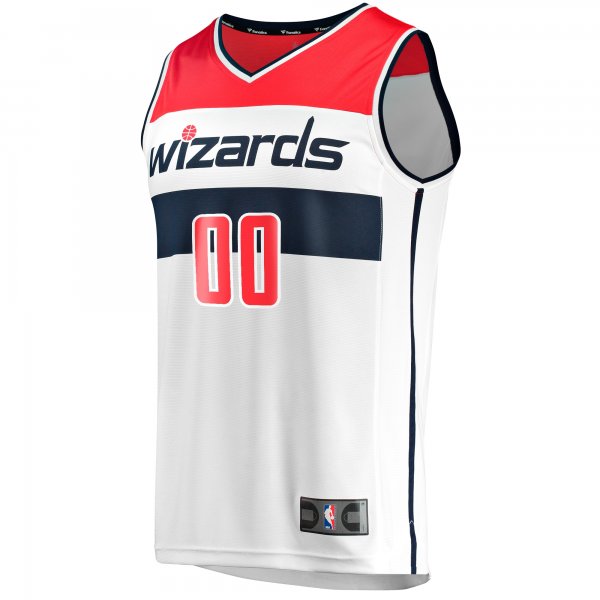 Men's Washington Wizards Fanatics White Fast Break Custom Replica Jersey - Association Edition