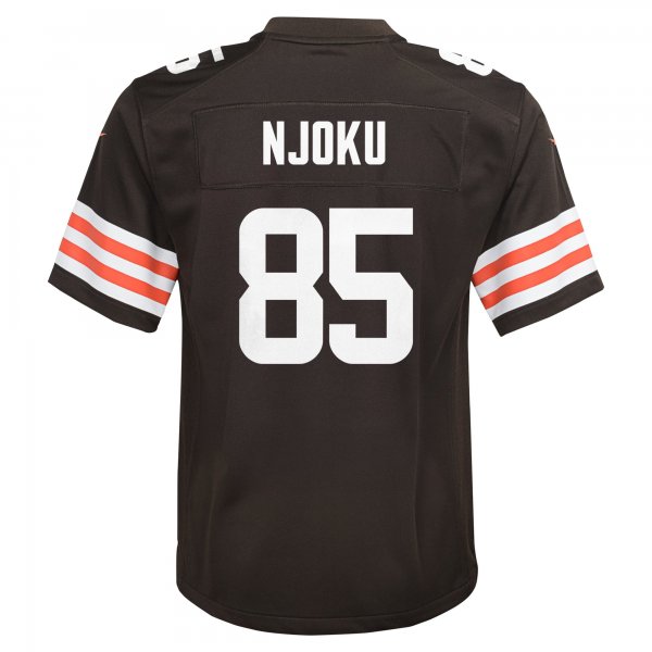 Youth Cleveland Browns David Njoku Nike Brown Game Jersey