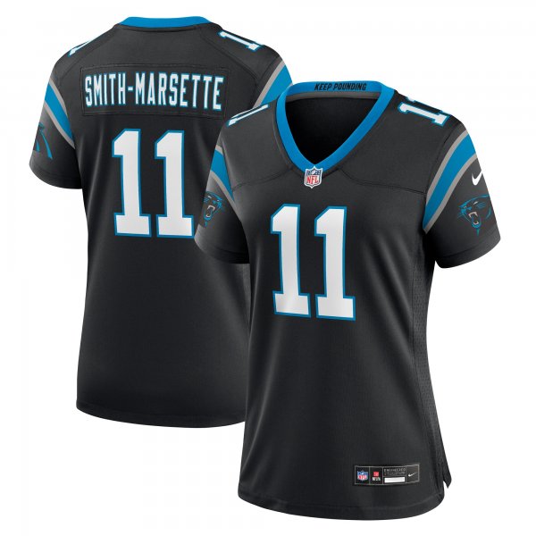 Women's Carolina Panthers Ihmir Smith-Marsette Nike  Black Team Game Jersey