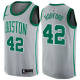 Men's Nike Boston Celtics #42 Al Horford Gray Swingman City Edition NBA Jersey