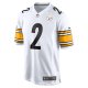 Men's Pittsburgh Steelers Justin Fields Nike White  Game Jersey