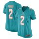 Women's Miami Dolphins Bradley Chubb Nike Aqua Game Player Jersey