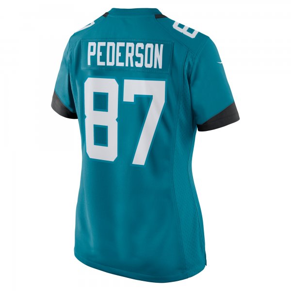 Women's Jacksonville Jaguars Josh Pederson Nike  Teal Team Game Jersey