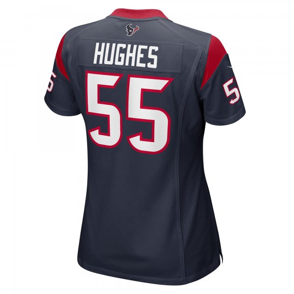 Women's Houston Texans Jerry Hughes Nike Navy Game Player Jersey