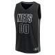 Youth Brooklyn Nets  Fanatics Black Fast Break Replica Custom Jersey - Statement Edition