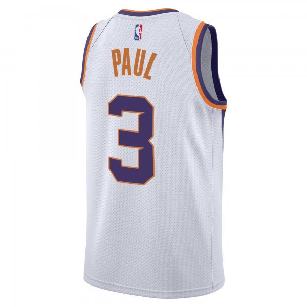 Youth Phoenix Suns Chris Paul Nike White Swingman Jersey - Association Edition