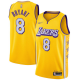 Los Angeles Lakers #8 Kobe Bryant Gold NBA Swingman City Edition 2019/20 Jersey