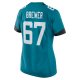 Women's Jacksonville Jaguars Chandler Brewer Nike  Teal  Game Jersey